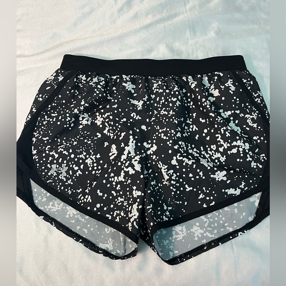 Under Armour Black and Gray Athletic Shorts